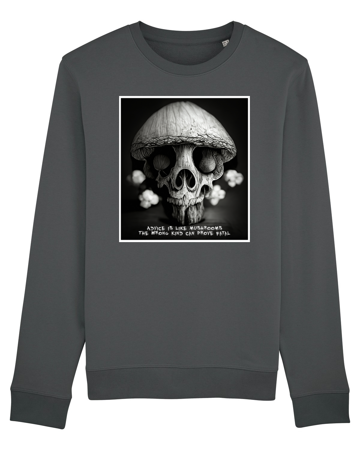 Bluză mânecă lungă Unisex Rise Anthracite