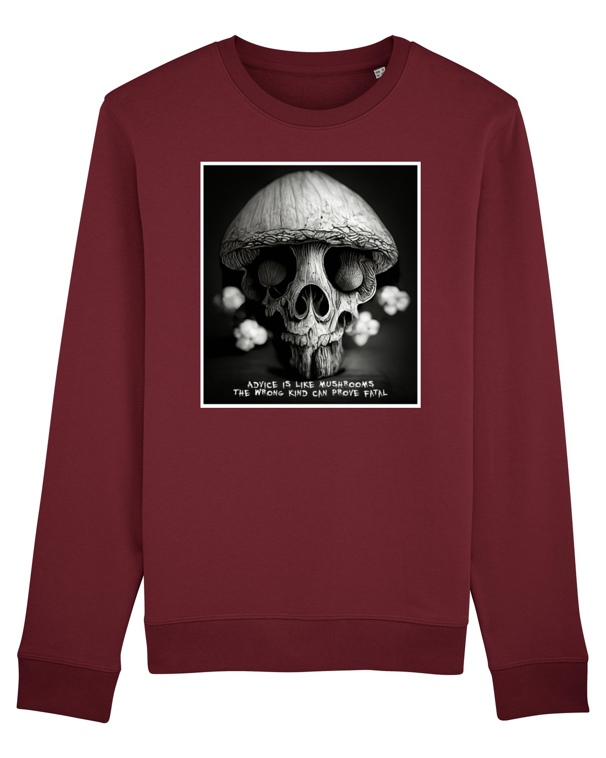 Bluză mânecă lungă Unisex Rise Burgundy