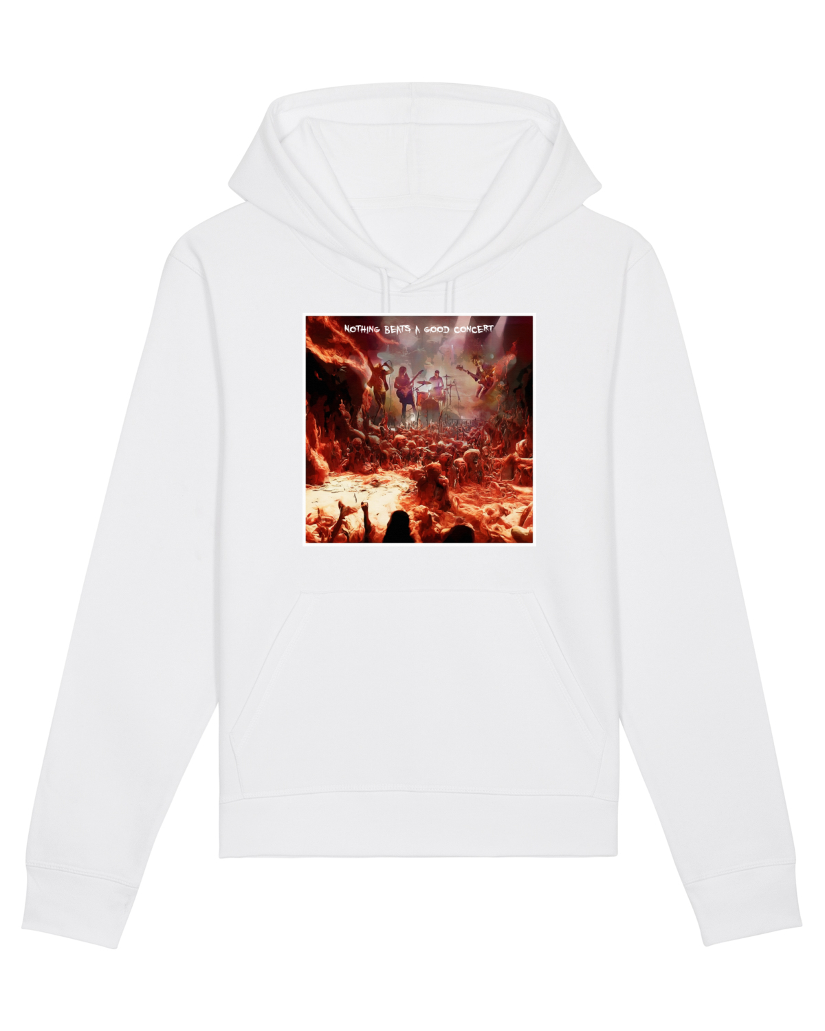 Hanorac Unisex Drummer White