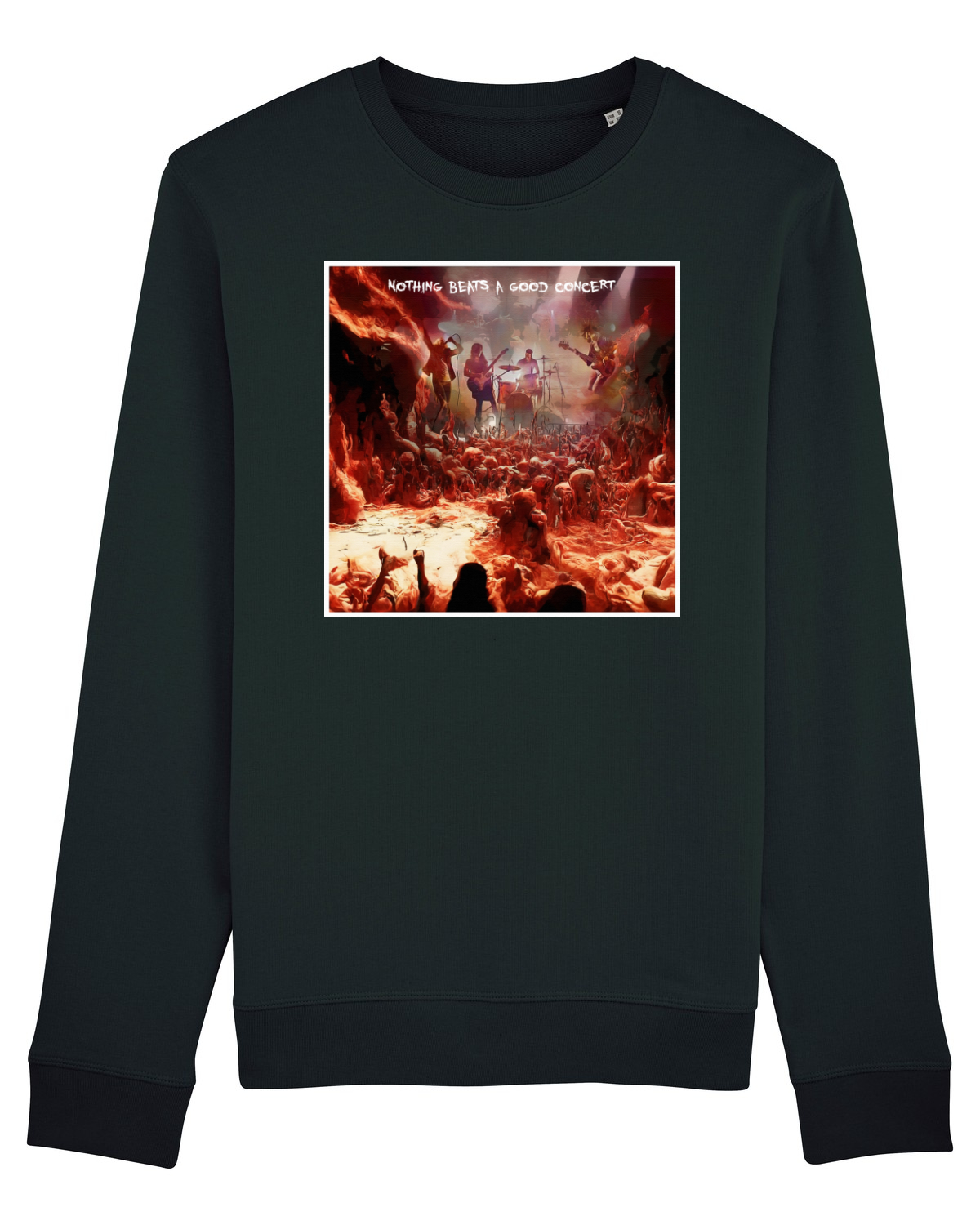 Bluză mânecă lungă Unisex Rise Black