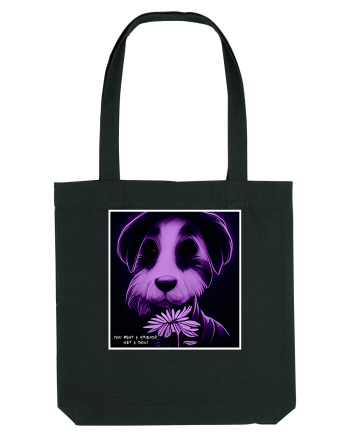 purple dog Black