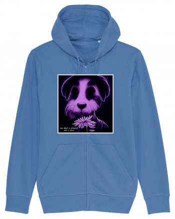 purple dog Bright Blue