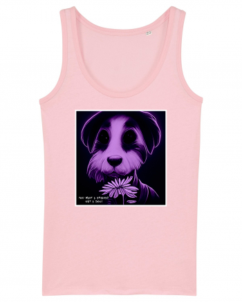 purple dog Cotton Pink
