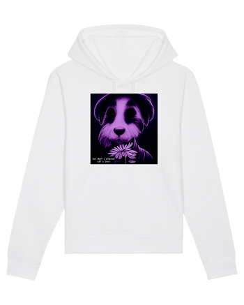 purple dog White