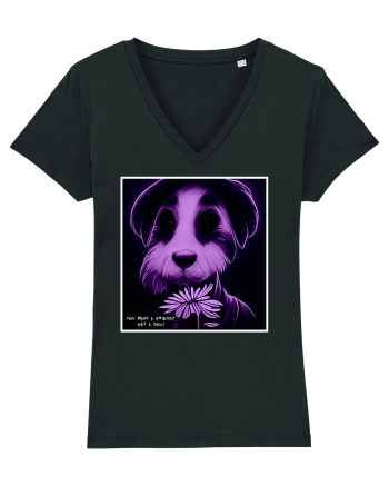 purple dog Black