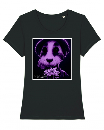 purple dog Black