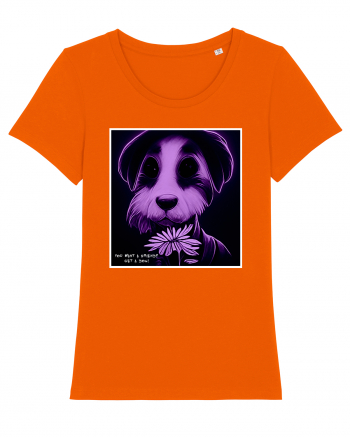 purple dog Bright Orange