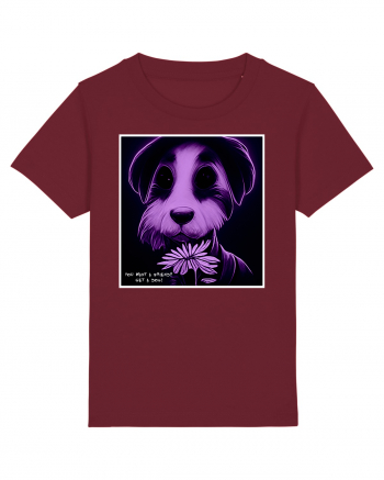 purple dog Burgundy