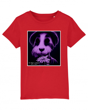purple dog Red