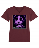 purple dog Tricou mânecă scurtă guler V Bărbat Presenter