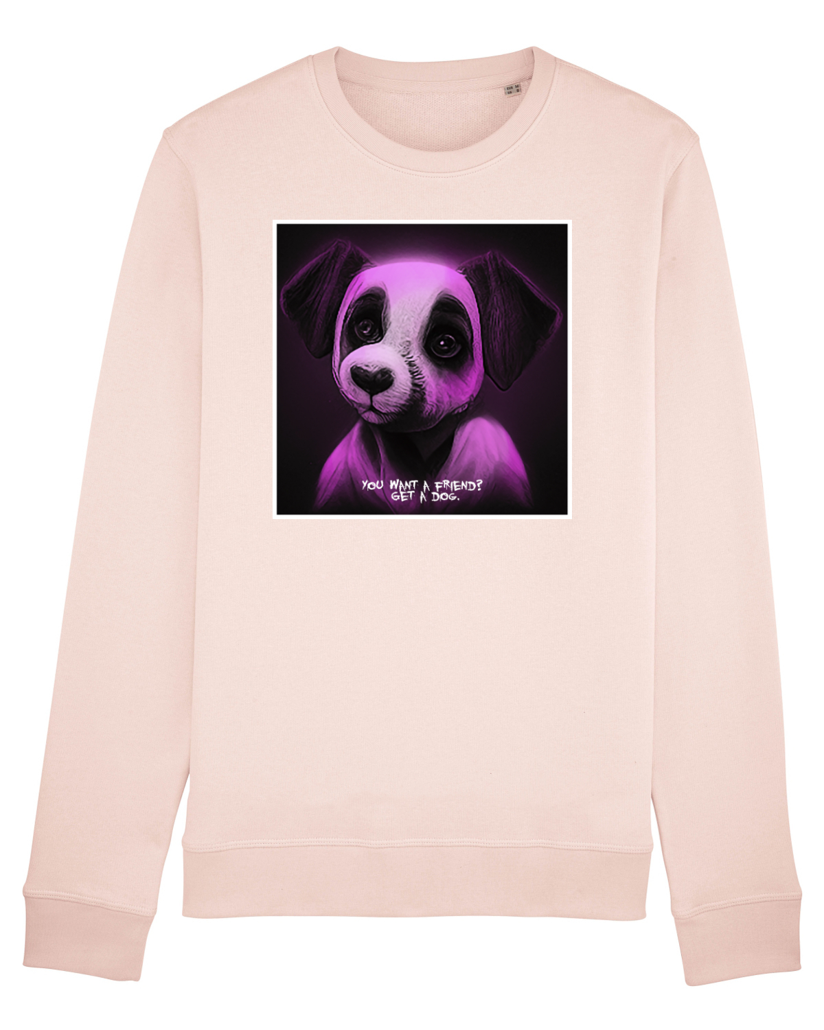 Bluză mânecă lungă Unisex Rise Candy Pink