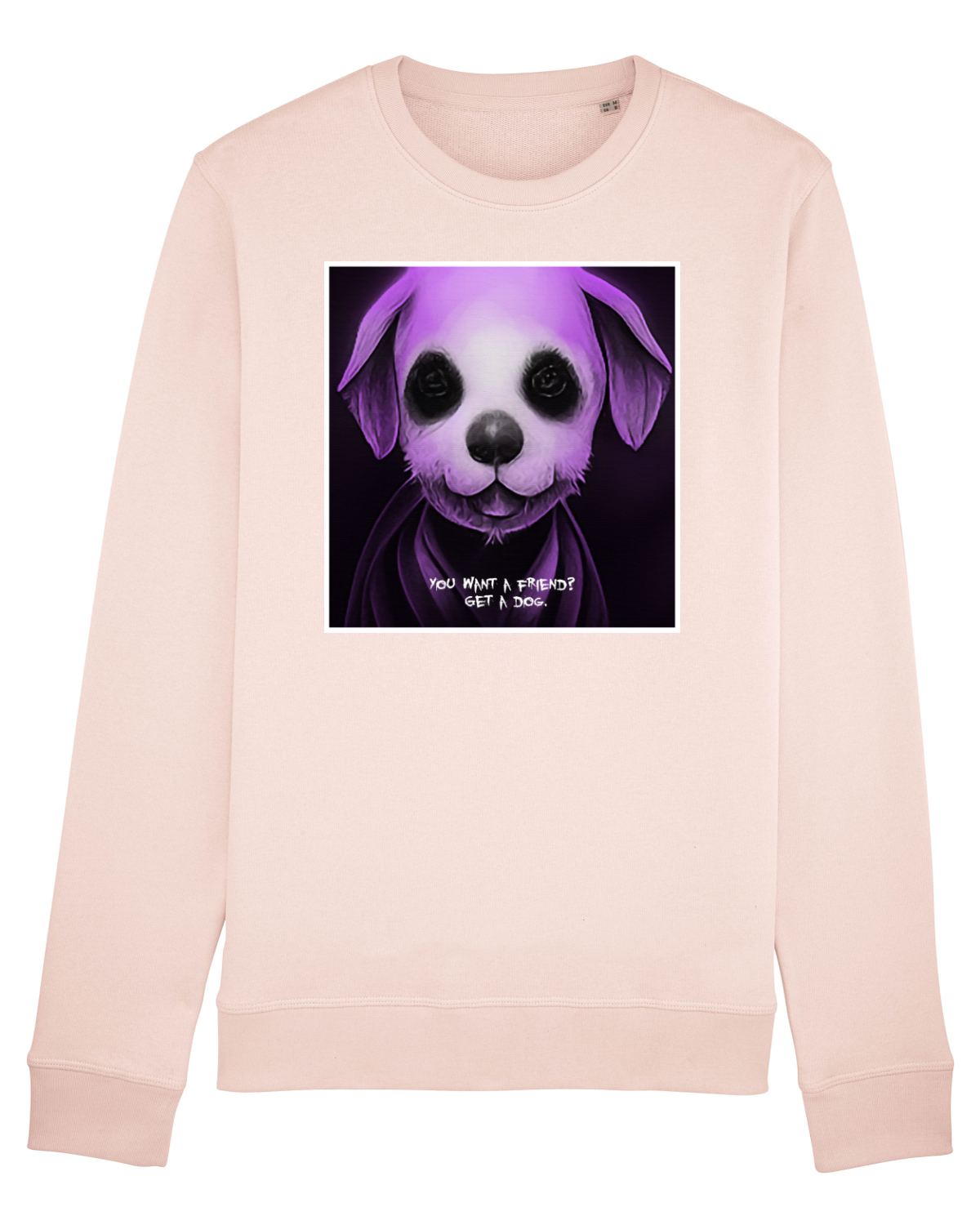 Bluză mânecă lungă Unisex Rise Candy Pink