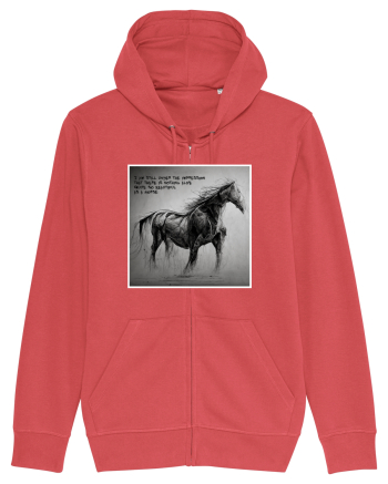 beautiful horse Carmine Red