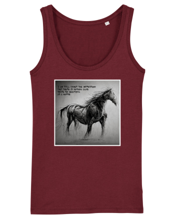 beautiful horse Burgundy