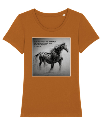 beautiful horse Roasted Orange