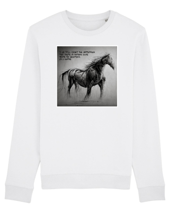 beautiful horse White