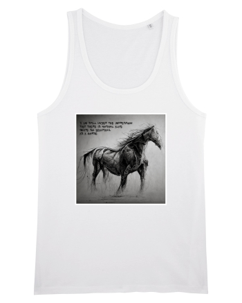 beautiful horse White