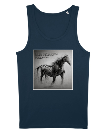 beautiful horse Navy