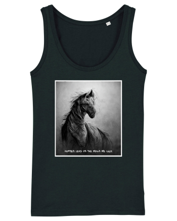horses wings Black