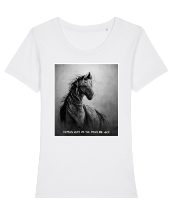 horses wings White