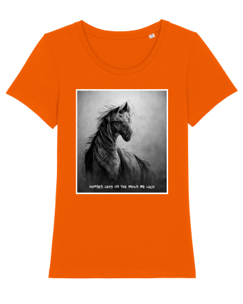 horses wings Bright Orange