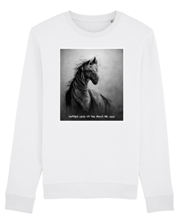 horses wings White