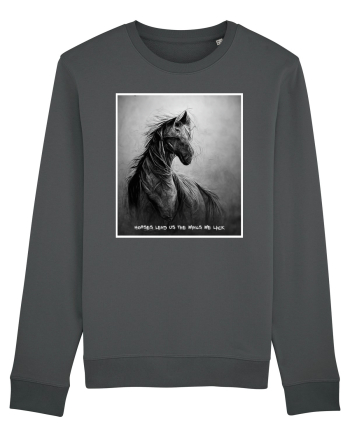 horses wings Anthracite