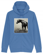 horse change lifes  Hanorac cu fermoar Unisex Connector