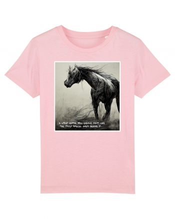 horse change lifes  Cotton Pink