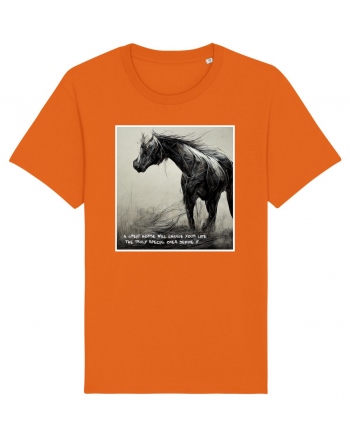 horse change lifes  Bright Orange