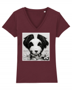 little puppy Tricou mânecă scurtă guler V Damă Evoker