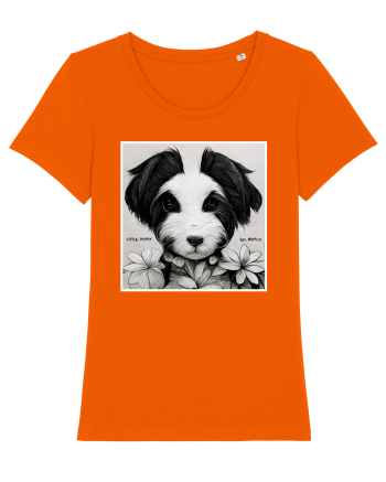 little puppy Bright Orange