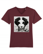 little puppy Tricou mânecă scurtă guler V Bărbat Presenter