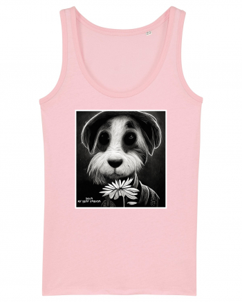 dogs best friends Cotton Pink