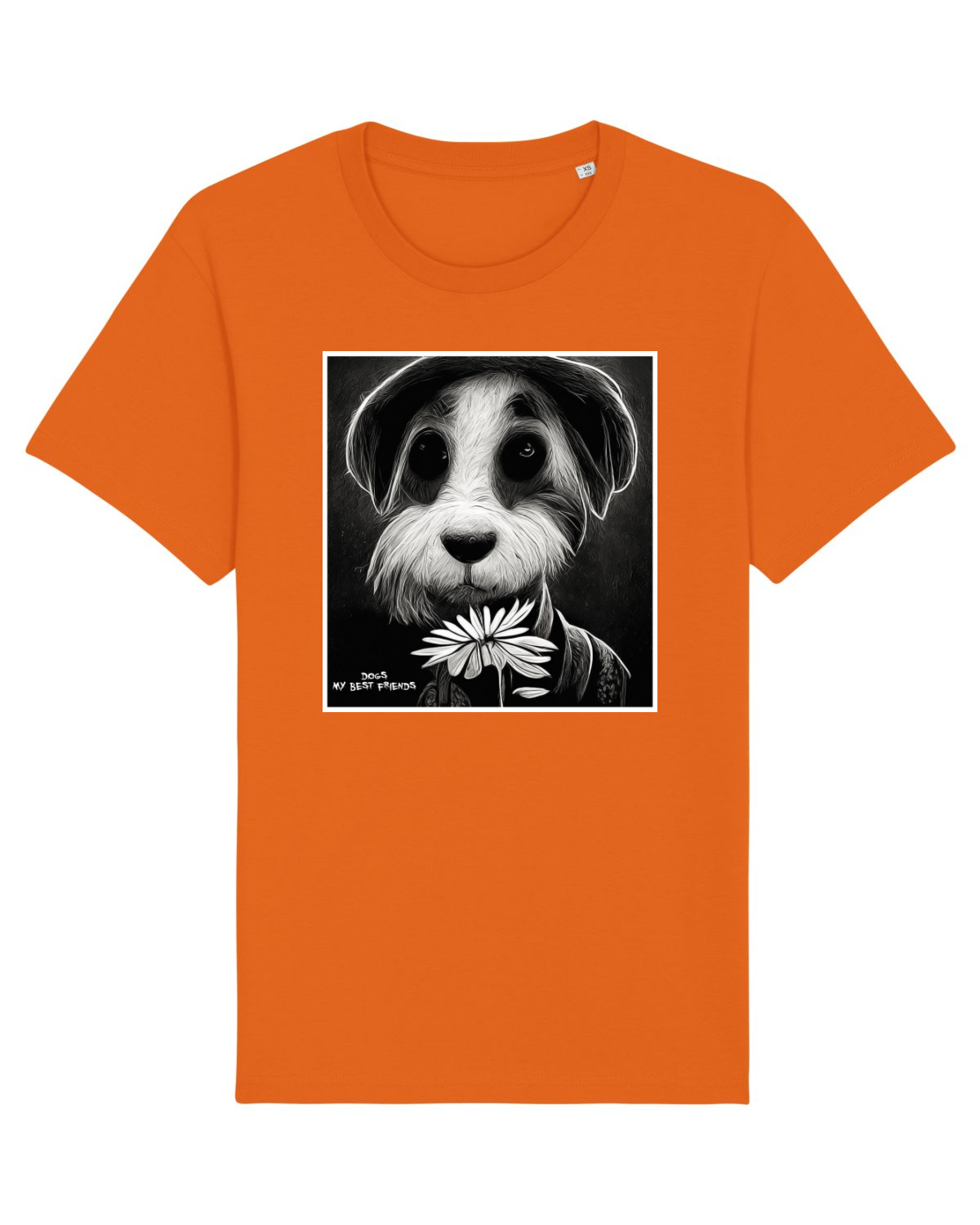 Tricou mânecă scurtă Unisex Rocker Bright Orange