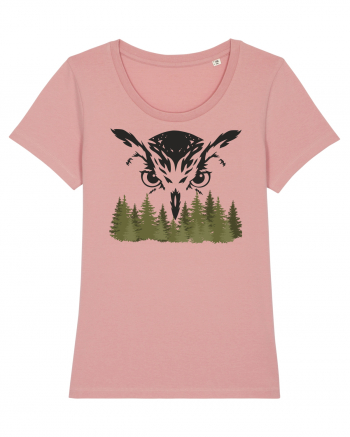 Owl in the forest Canyon Pink