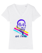 Gus Fring Tricou mânecă scurtă guler V Damă Evoker