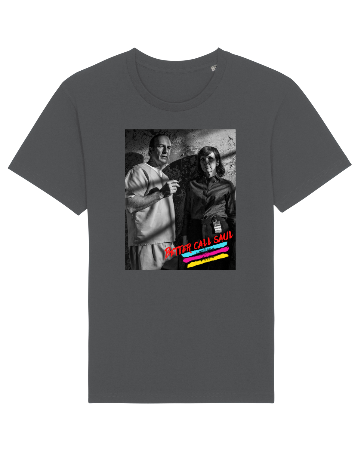 Tricou mânecă scurtă Unisex Rocker Anthracite