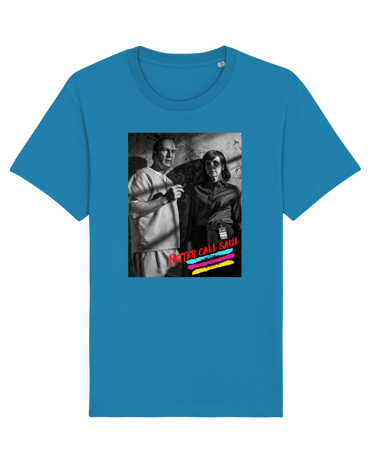 Tricou mânecă scurtă Unisex Rocker Azur