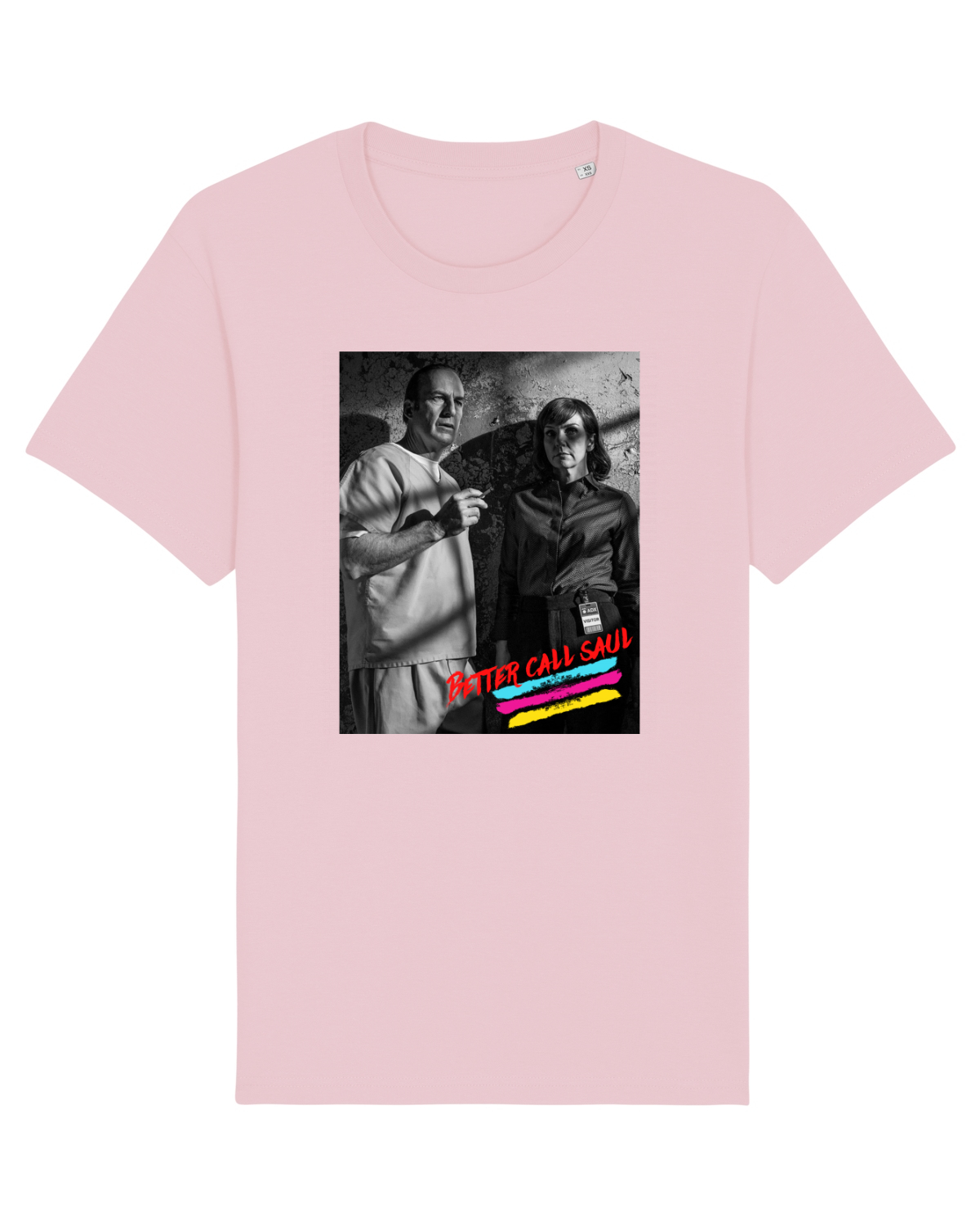 Tricou mânecă scurtă Unisex Rocker Cotton Pink