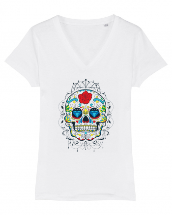 Mexican Sugar Skull White