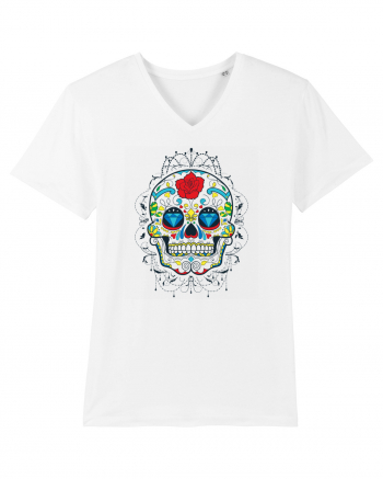 Mexican Sugar Skull White