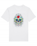 Mexican Sugar Skull Tricou mânecă scurtă Unisex Rocker