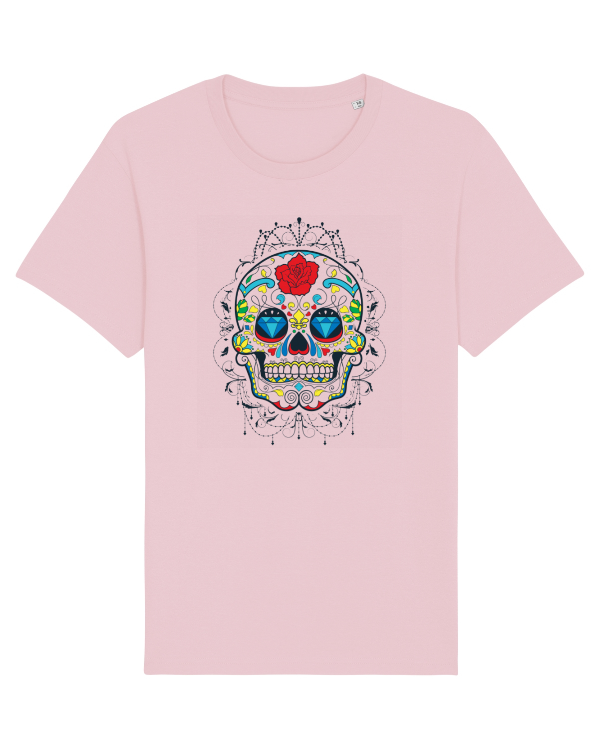 Tricou mânecă scurtă Unisex Rocker Cotton Pink