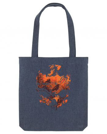 The Autumn Skull Midnight Blue