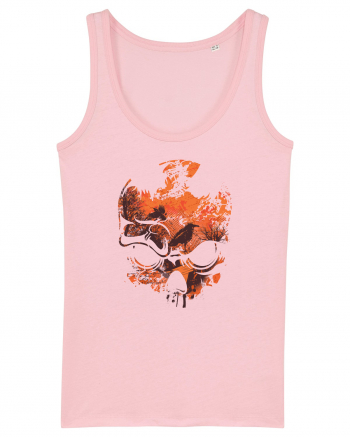 The Autumn Skull Cotton Pink