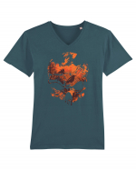 The Autumn Skull Tricou mânecă scurtă guler V Bărbat Presenter