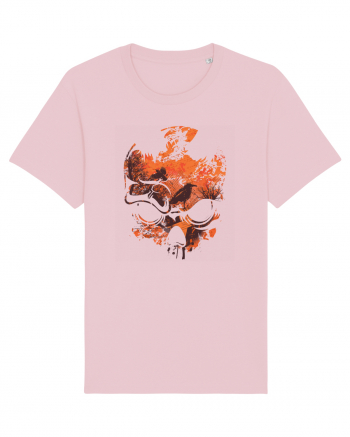 The Autumn Skull Cotton Pink