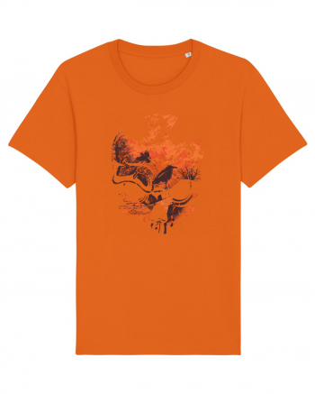 The Autumn Skull Bright Orange