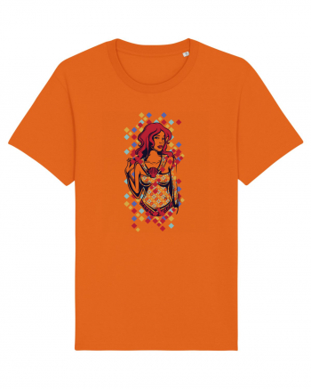 Amazon Woman Warrior Bright Orange